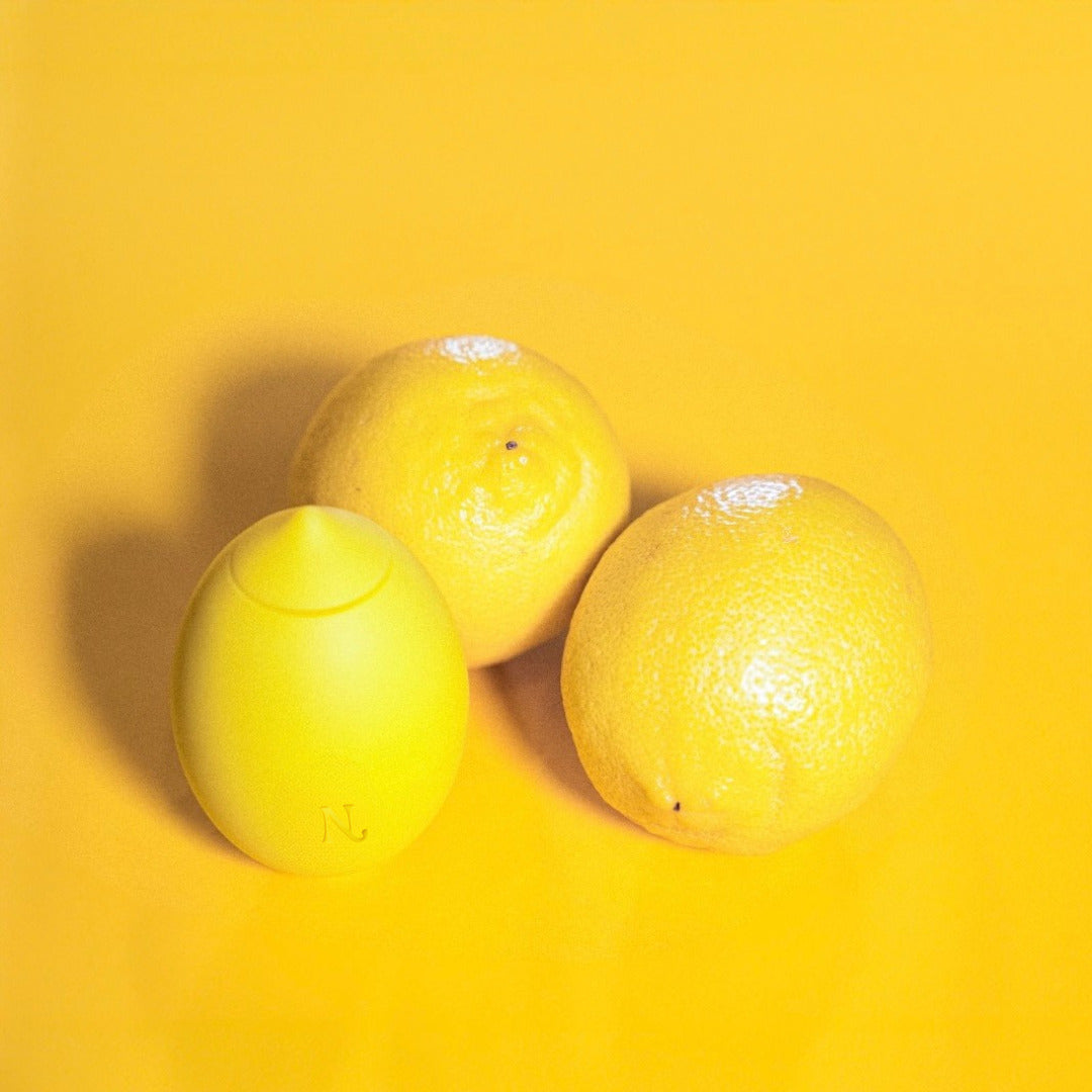 Lemon sucker vibrator closeup